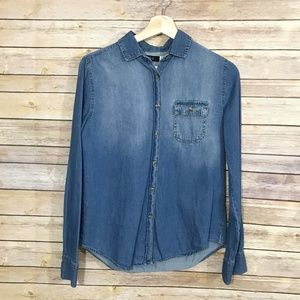 Urban Outfitters BDG Denim Button Up Shirt S